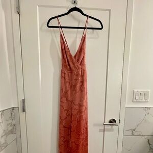 Lulus Pink Jumpsuit Size Small